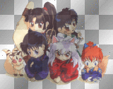 Inuyasha and Friends chibis
