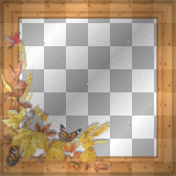 Kerstie: Autumn Leaves Butterfy Frame
