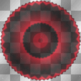 Circle mandala blauefee1976 Deco Anime Background transparent red black 