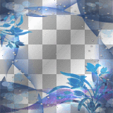 bleu flowers Picture Frame, Louise♥♥