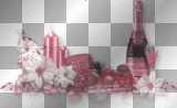 Border new year pink