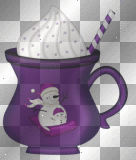 Purple Christmas Hot Chocolate