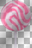 Pink and White Lollipop