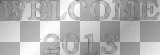 soave text glitter silver welcome 2013