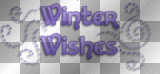 soave text winter wishes purple