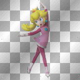 princess peach on ice skaters