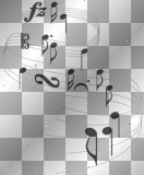Black Music Notes Deco_
