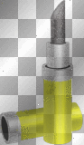 BLACK YELLOW LIP STICK