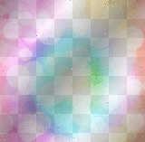 Pink Blue Green Bubbles Deco Background Anime_