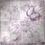 Animated background purple butterflies