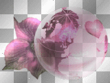 soave deco fantasy flowers globe heart pink