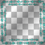 Twin Teardrop Frame~Teal©mousey2013