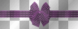 Valentine's Glitter Bow~Purple©mousey2013