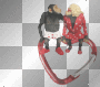heart red white love monkey funny animated