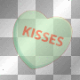 Green- Valentine Heart ((Kisses)) Candy ((alwaysanangel69))©®