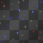 red black and blue stars background