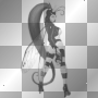 mejserr Princess What's her name black white