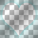 blue heart transparent bg