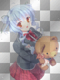 *Anime School & Bear Plush*
