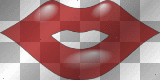 red lips body decoration louise♥♥  