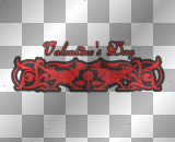 valentine text frame love 