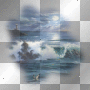 ocean wave lighthouse transparent