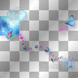 Background blue pink