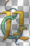 artemia transparent alphabet dragon-letter-lettre-N