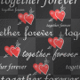 I Love You Red Glitter Heart Valentine Background_
