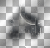 artemia transparent deco moon-city b&w