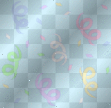blue confetti background
