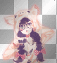 Anime Girl *Light-Pink Neon-frame* [SleepyDreamerity]