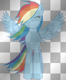 Happy Rainbow Dash Stamp!