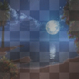 soave background fantasy gothic night blue