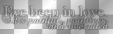 I've been in love. It's painful, pointless and overrated (Damon Salvatore white black transparent quote) [nermai]