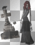 artemia transparent goth woman-chained-to-cross