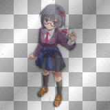 {Anime Girl}{By biondina3000}