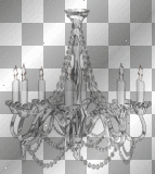 Lamp Chandelier light Vintage deco crystal EndlessImpressions
