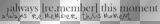 artemia text-texte always-remember-this-moment