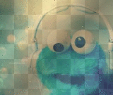 Peluche bleue