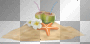 SUMMER SEA SAND DRINK FLOWERS STARFISH ORANGE