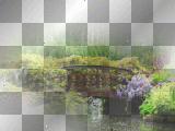 garden landscape bridge asia