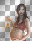 artemia transparent fantasy pregnant-woman femme-enceinte