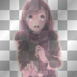 {Anime Girl}{White Neon Frame}{By biondina3000}