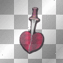 Broken heart goth dagger red deco_
