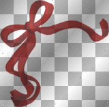 artemia transparent deco ribbon-ruban-red