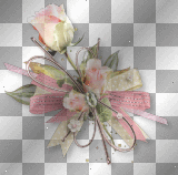 Flowers roses pink green