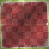 Vintage green red flower paper background EndlessImpressions