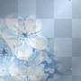 Background Blue Flowers Animated