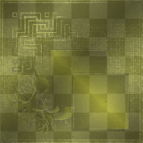 Deco Animated Two Tone Glitter Roses BG~Gold©mousey2013